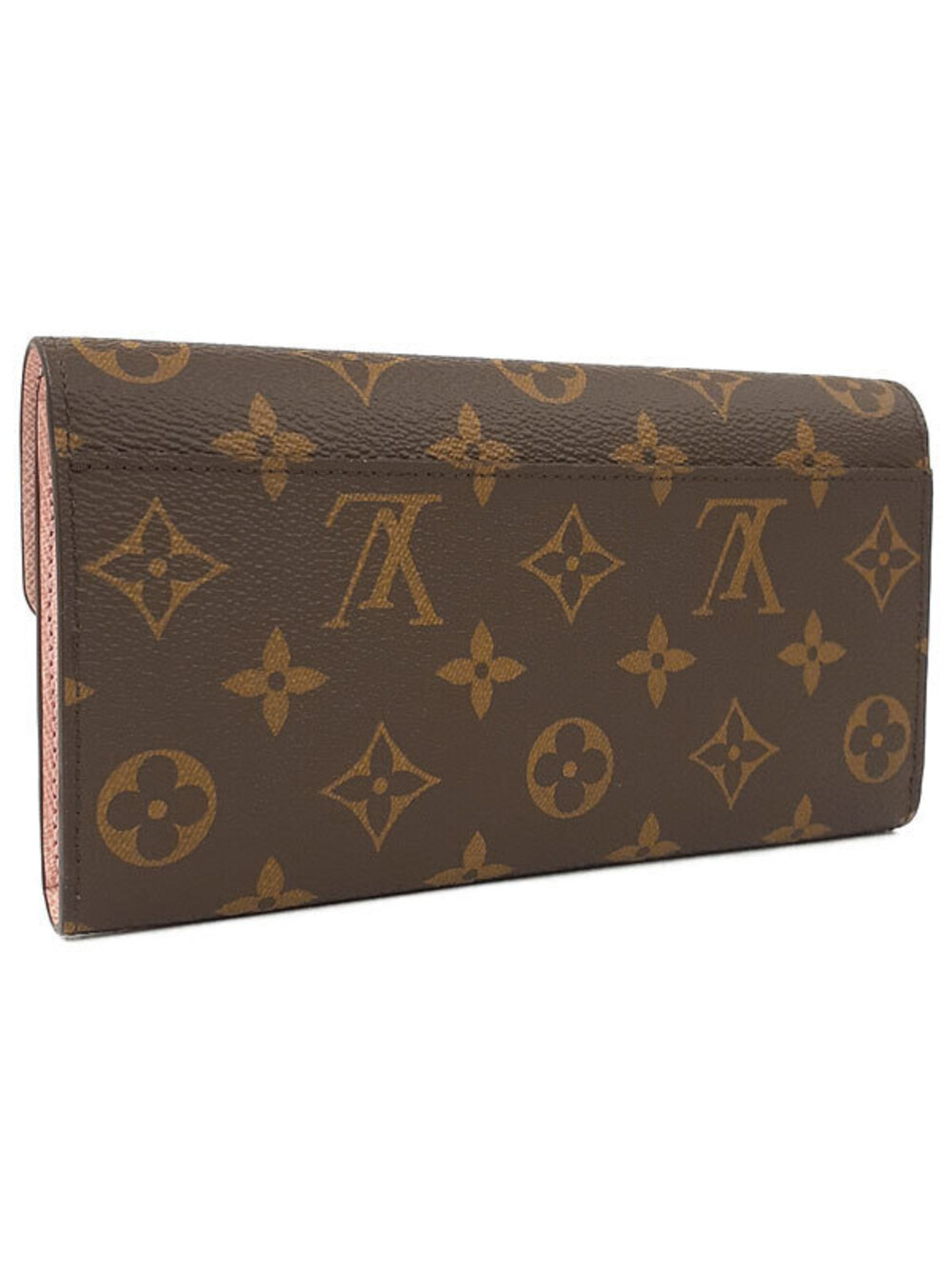 Louis Vuitton fold Long Wallet Portefeuille Monogram Bi Sarah Brown